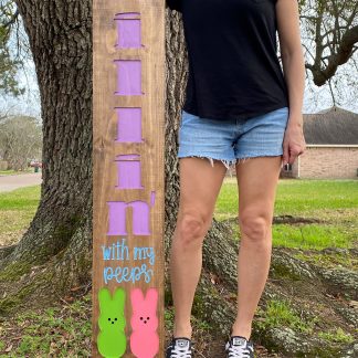 Easter Peeps Porch Sign