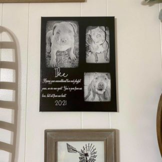 Custom Lasered Canvas